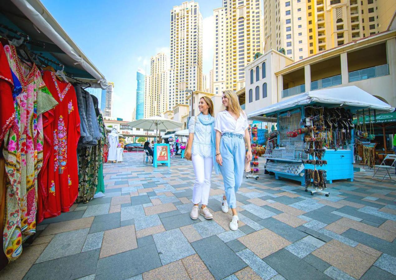 Luxury Jbr - 2Br - 5* Beach Resorts Access! Дубай Екстериор снимка